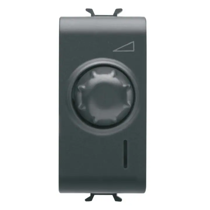 Variator de tensiune GW12564-1BL, negru, 100 – 900W, modular – 1, negru satinat