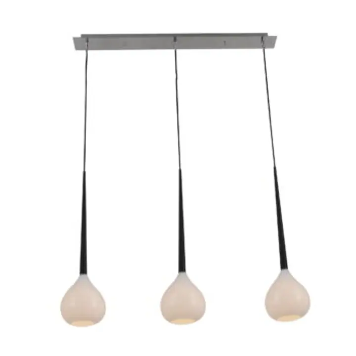 Lustra Libra alba din metal si sticla