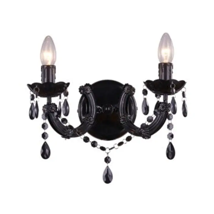 Aplica Magnolia neagra din metal si acril