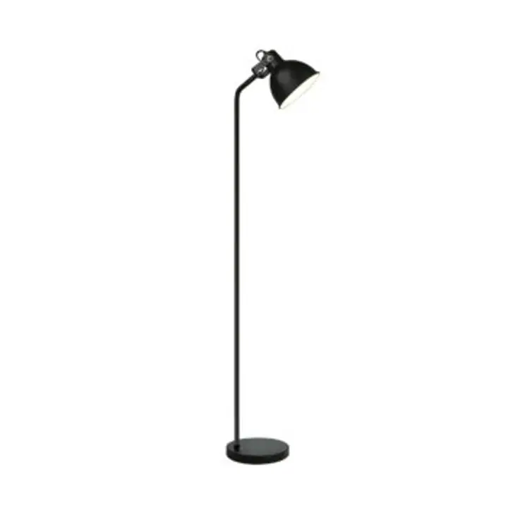 Lampadar finisaj negru si alb Lino