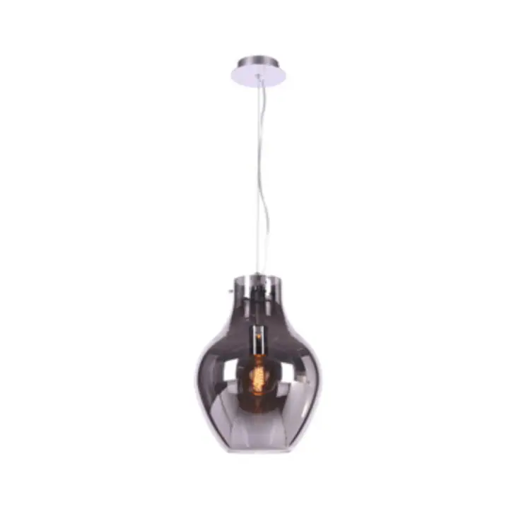 Lampa suspendata Bresso din sticla si metal