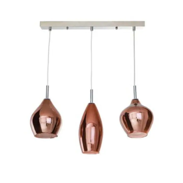 Lustra finisaj cupru Amber Milano 3