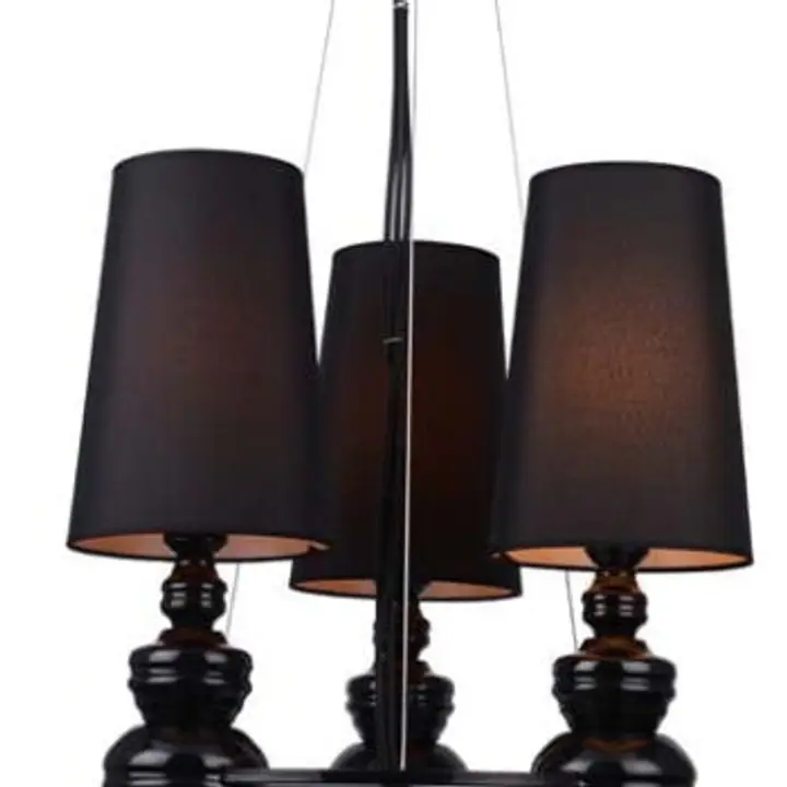 Lustra neagra Baroco 3