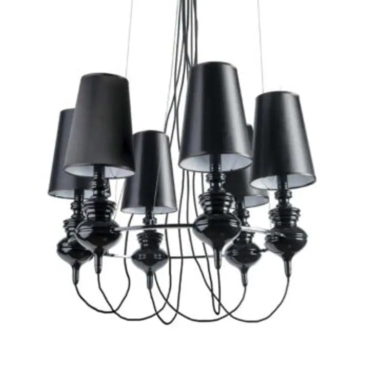 Lustra neagra Baroco 6