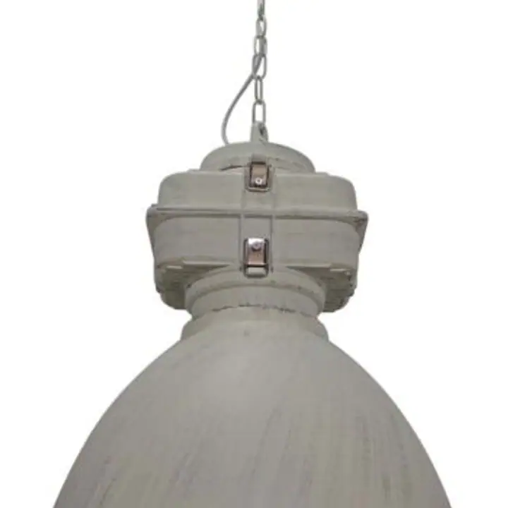 Lustra alba din metal Bismarck