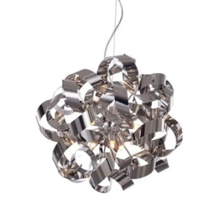 Lustra crom din aluminiu Delta