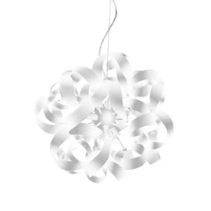 Lustra alba din aluminiu Delta