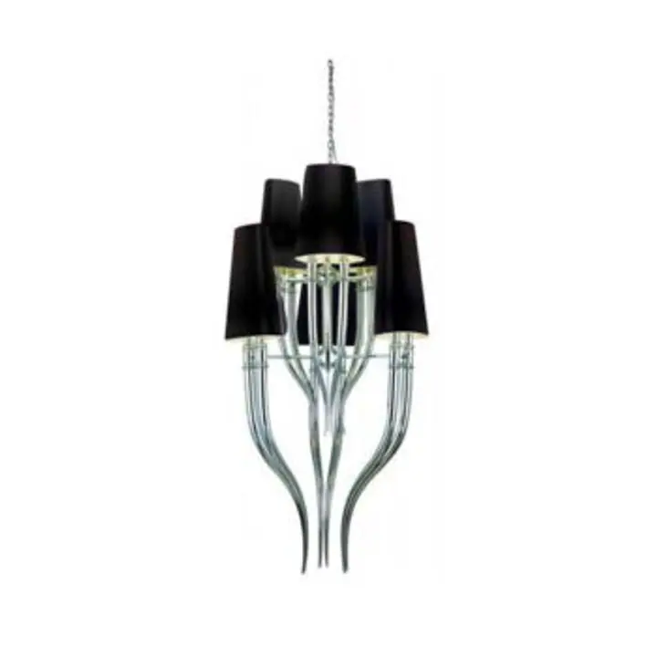 Lustra neagra din metal Diablo 6