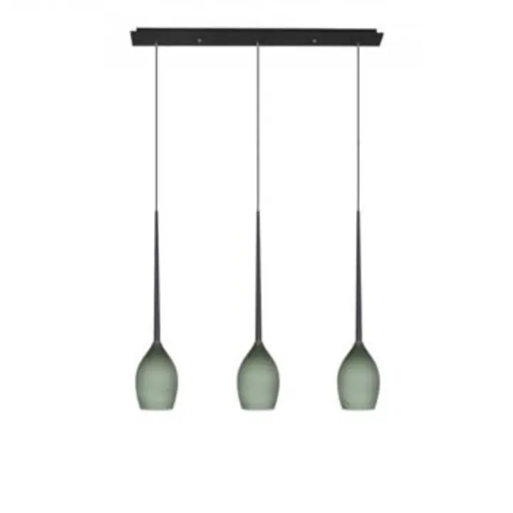 Lustra finisaj verde oliv Izza 3