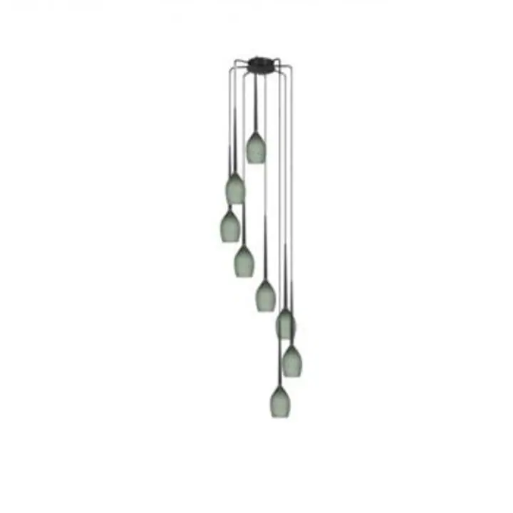 Lustra finisaj verde oliv Izza 8