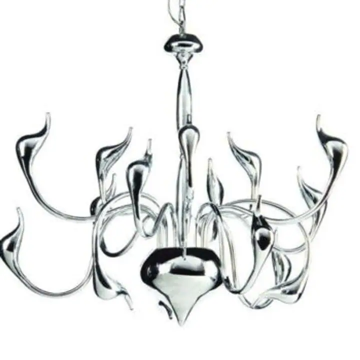 Candelabru crom din metal Snake 2