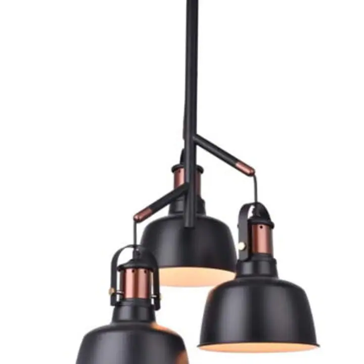 Lustra neagra cu 3 brate Darling