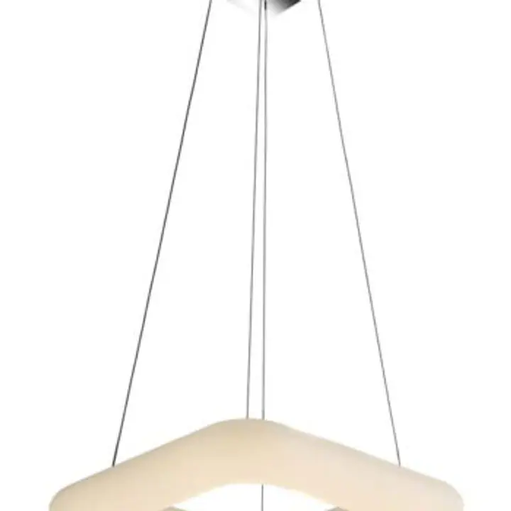 Lustra alba din acril Donut 46 CCT