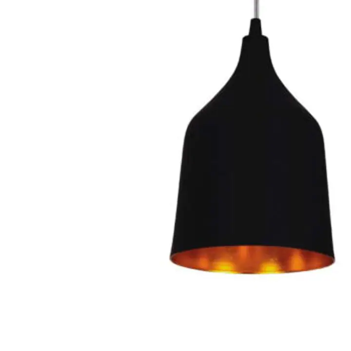 Lustra negru/auriu din metal Fabio L