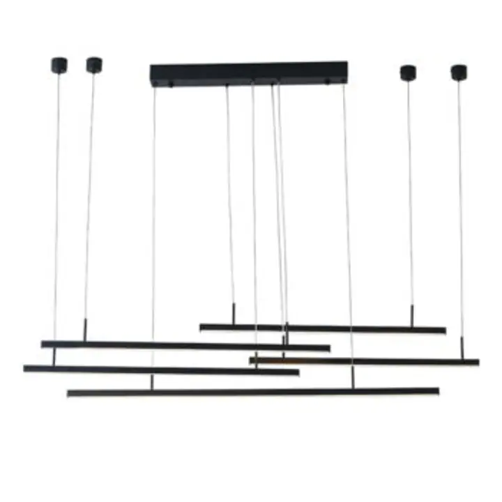Lustra neagra din aluminiu Merlo