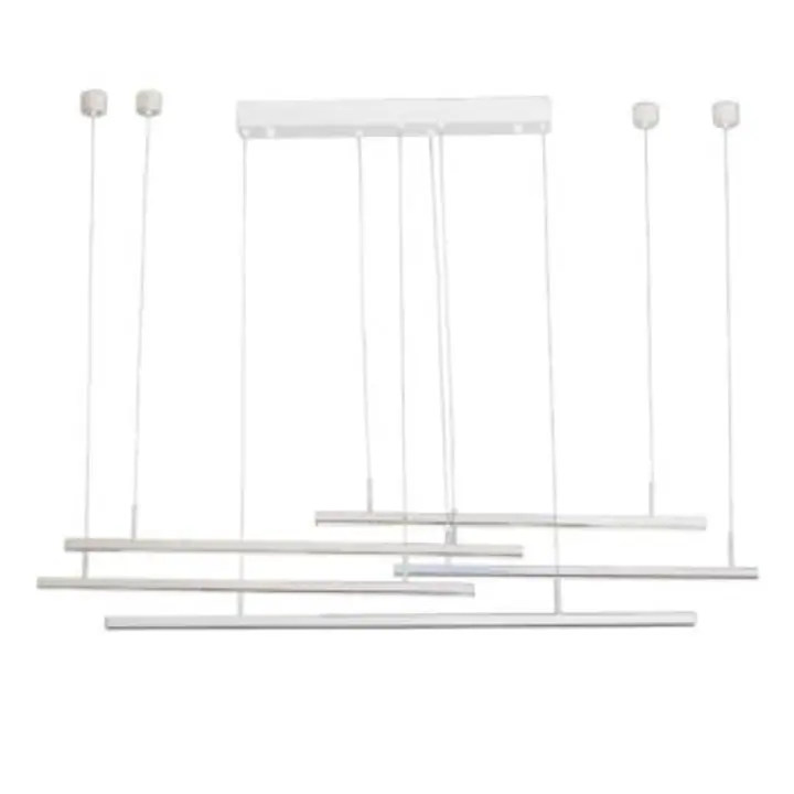 Lustra alba din aluminiu Merlo