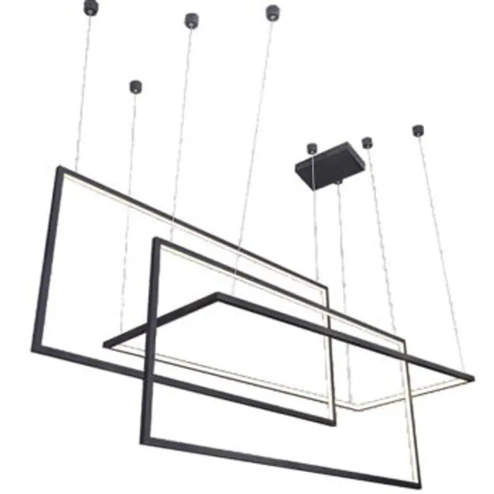 Lustra alba din aluminiu Metric