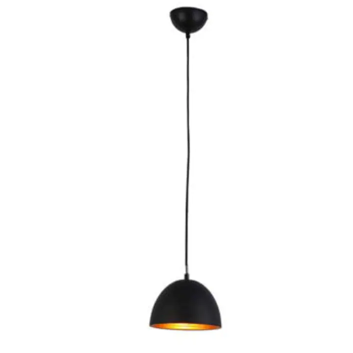 Lustra din metal negru/auriu Modena 18