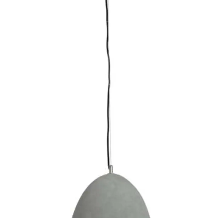 Lustra gri din metal si beton Nelly