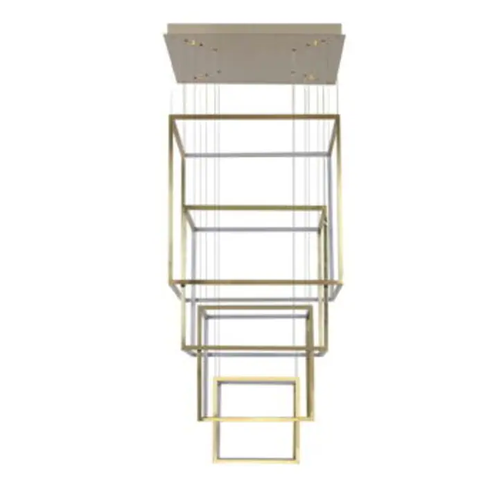 Lustra aurie din aluminiu Opera XL