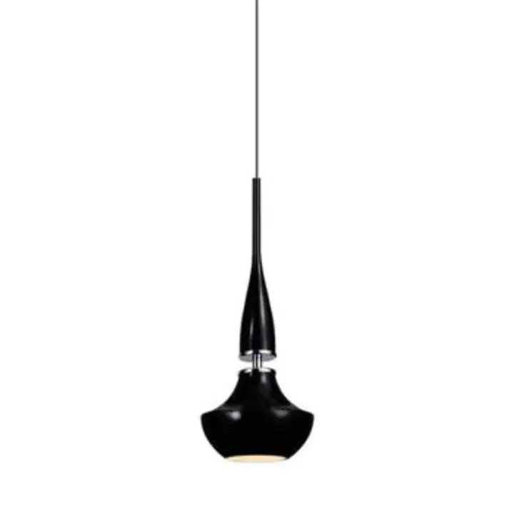 Lustra neagra cu 1 brat Tasos