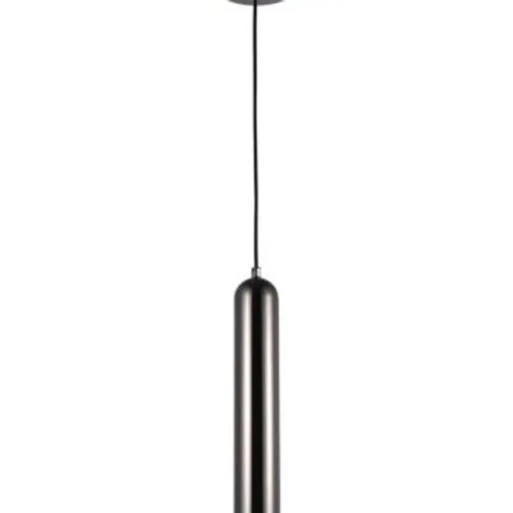 Lustra negru/crom Tubo 1