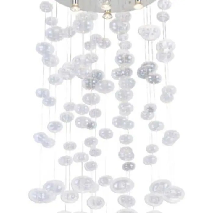 Plafoniera moderna cu finisaj transparent Luvia XL