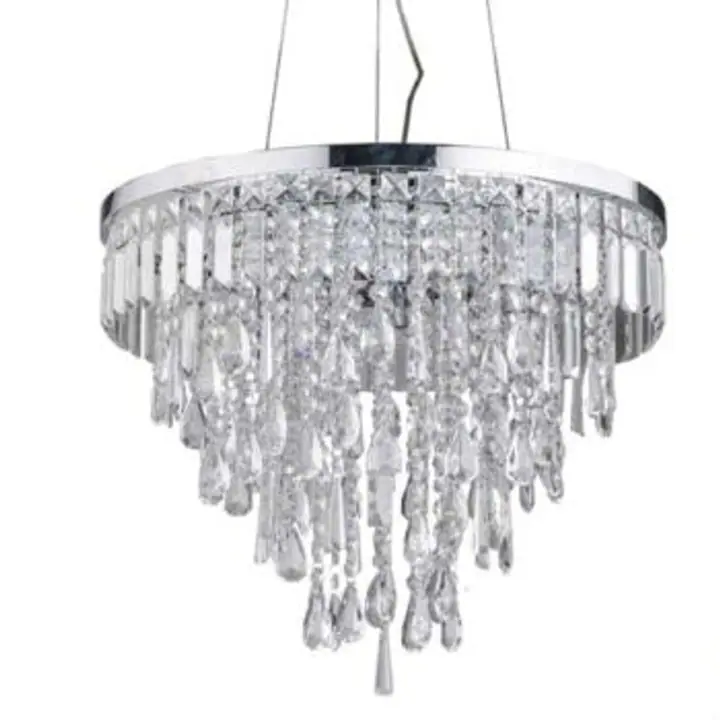 Candelabru modern din metal si cristal Kalabria