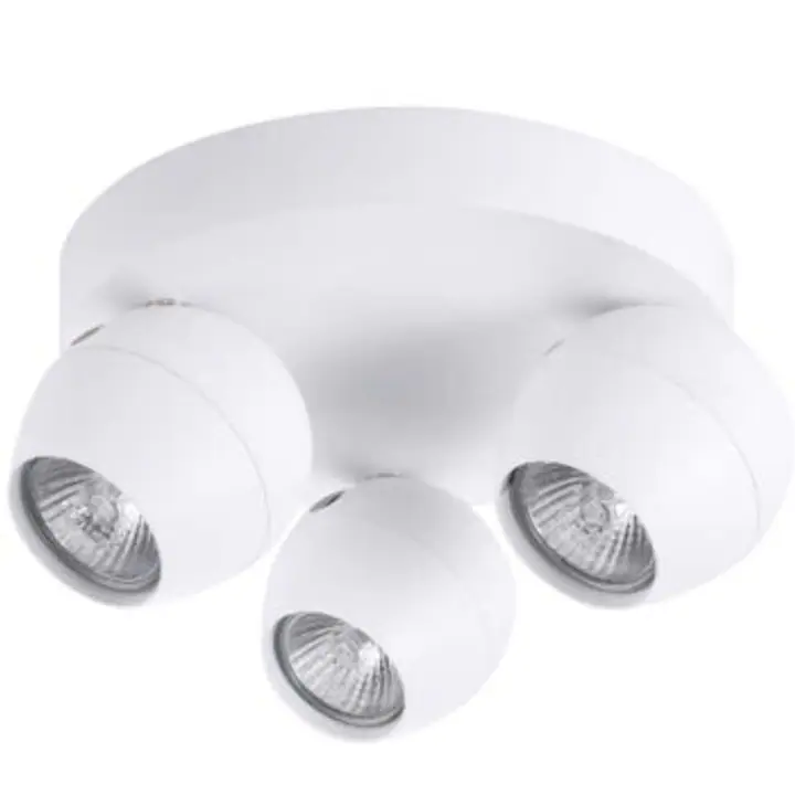 Aplica alba rotunda cu spot Pera 3
