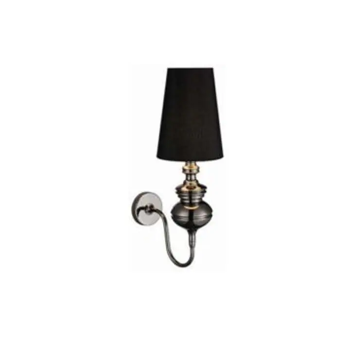 Aplica neagra din metal Baroco