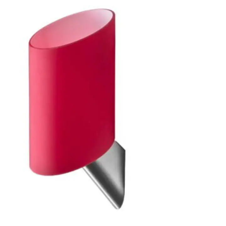 Aplica rosie din metal si sticla Rosa