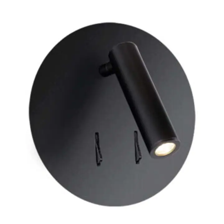 Aplica neagra din metal Faro