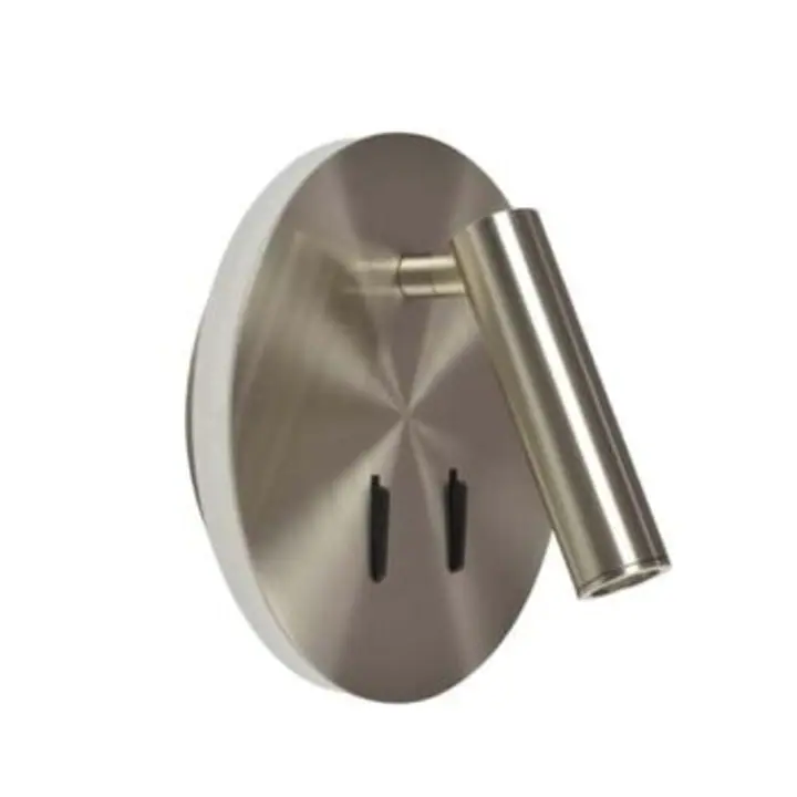 Aplica nichel satinat din metal Faro