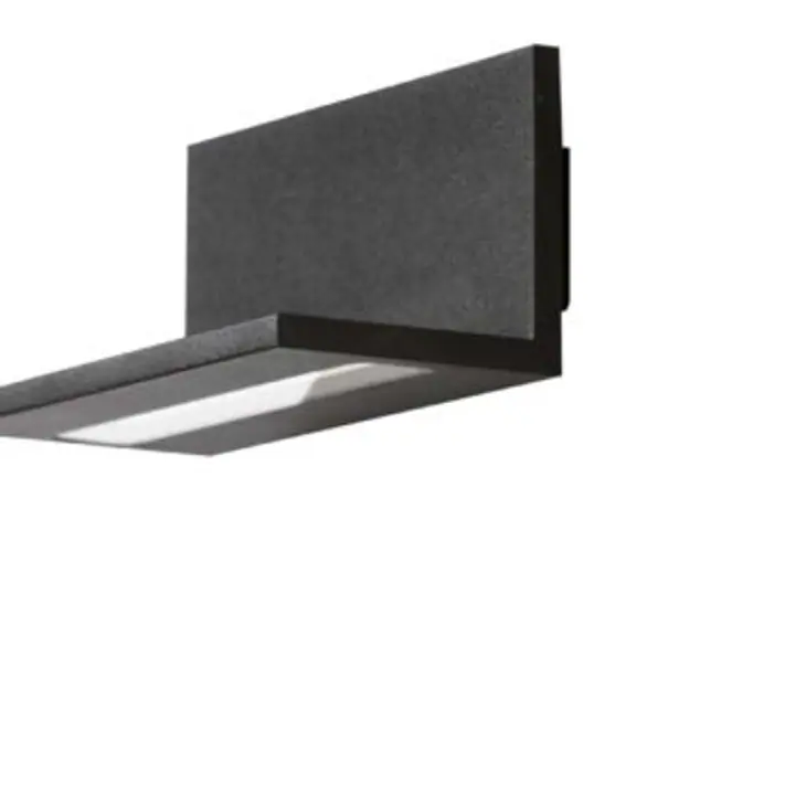 Aplica neagra din aluminiu Latona
