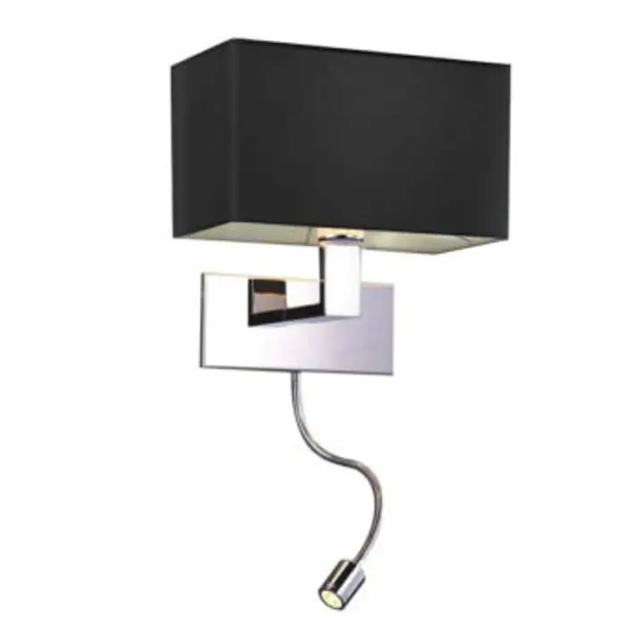 Aplica neagra moderna cu led Martens