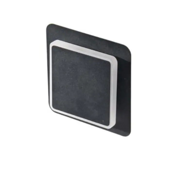 Aplica neagra din metal si acril Onyx