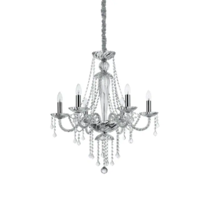 Lampa Suspendata AMADEUS CROMO E14 max 6 x 40W