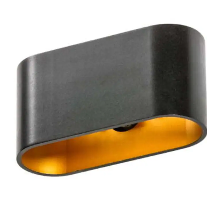Aplica aurie/neagra din aluminiu Vega