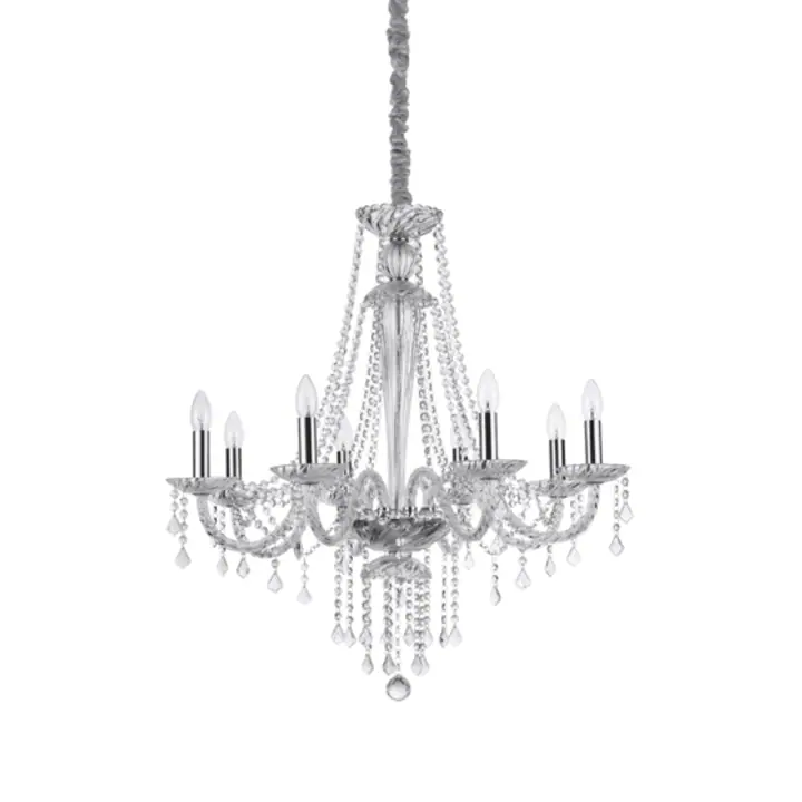 Lampa Suspendata AMADEUS CROMO E14 max 8 x 40W