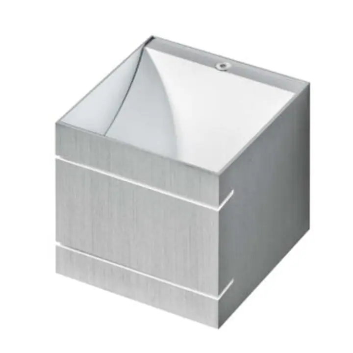 Aplica argintie din aluminiu Venus