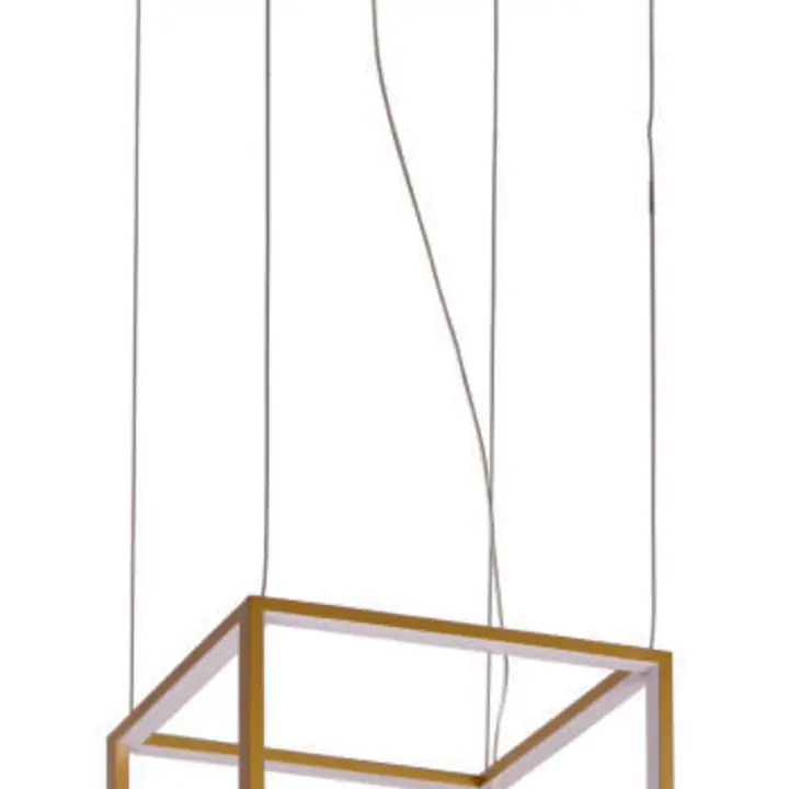 Lustra Cube Auriu