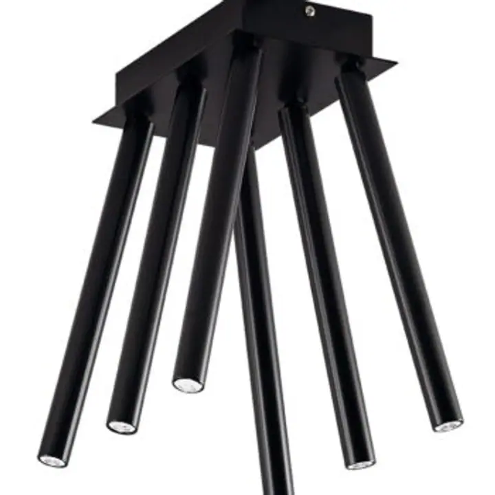 Plafoniera cu 6 brate Duct Negru