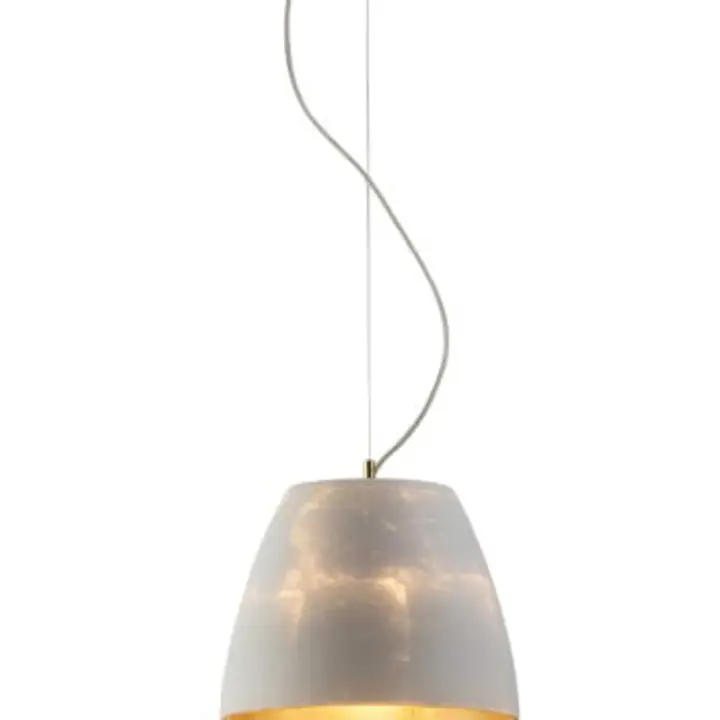 Lustra Cloud Alb, Auriu