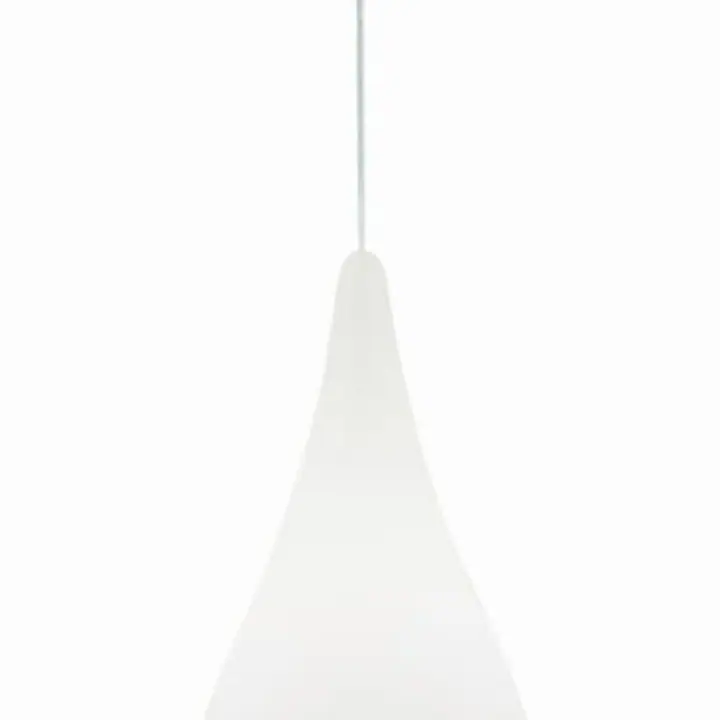 Lustra Drop 21 cm alb/nichel