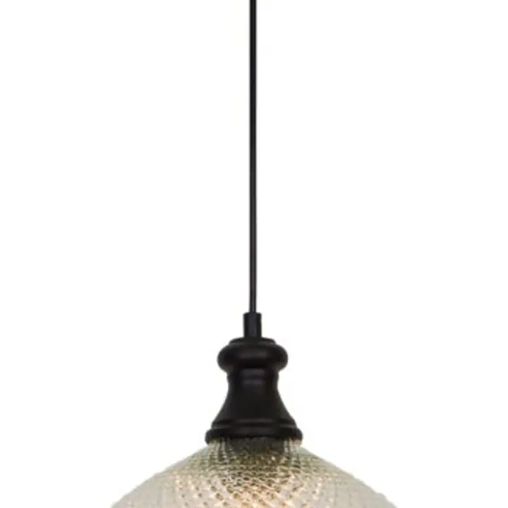 Lustra Anette Transparent, Negru