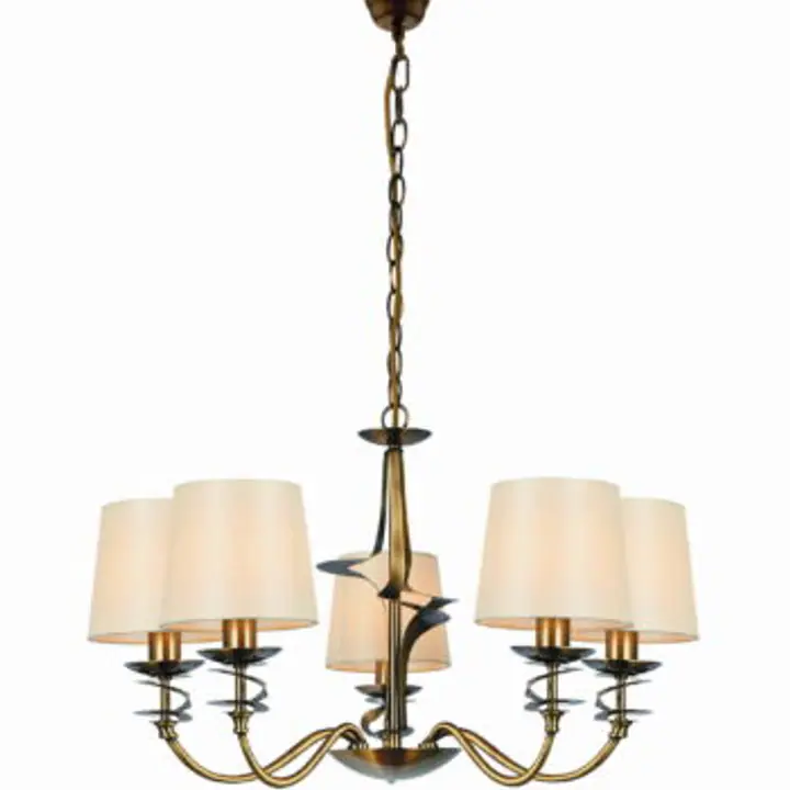 Candelabru cu 5 brate Juliet Alb