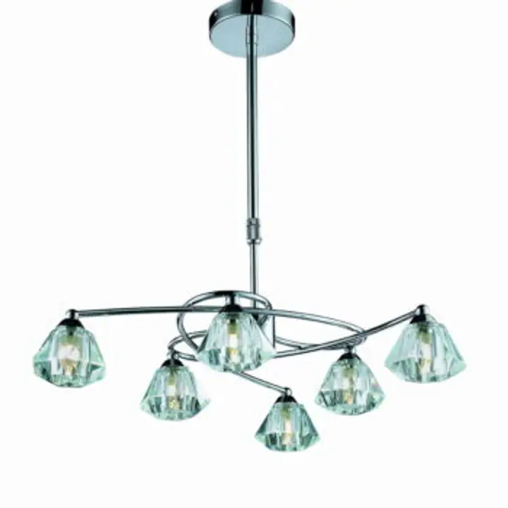Candelabru cu 6 brate Diamond Crom