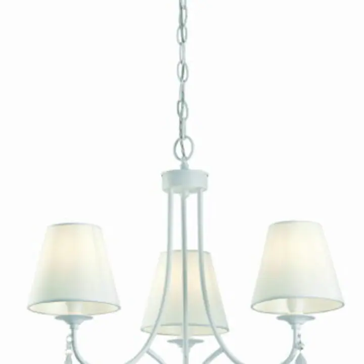 Candelabru cu 3 brate Patricia Alb