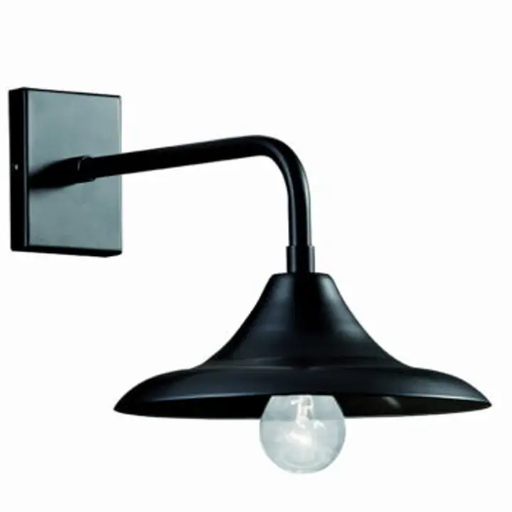 Aplica neagra de exterior Malta 400