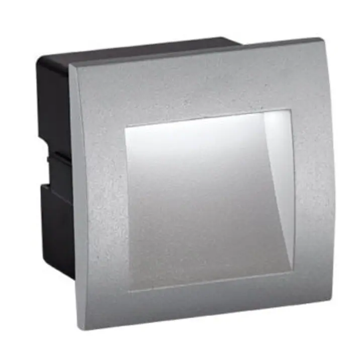 Spot incastrat Riva 90×90 Gri